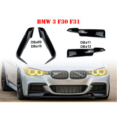 Различни видове лип спойлери за предна броня на BMW 3 F30 F31 - DBa09-DBa12